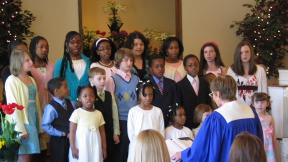 Children's choir Easter 2009