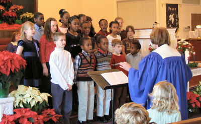 children's choir dec. 2006